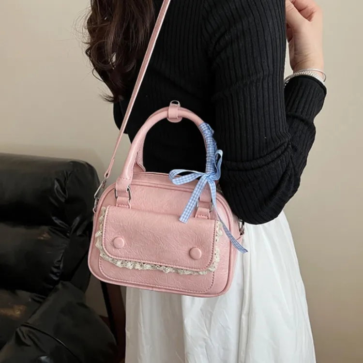 WHEELY BABY+ PU Shoulder Bag, Crossbody Bag, Handbag Women's White/Blue/Yellow/Pink/Black-15