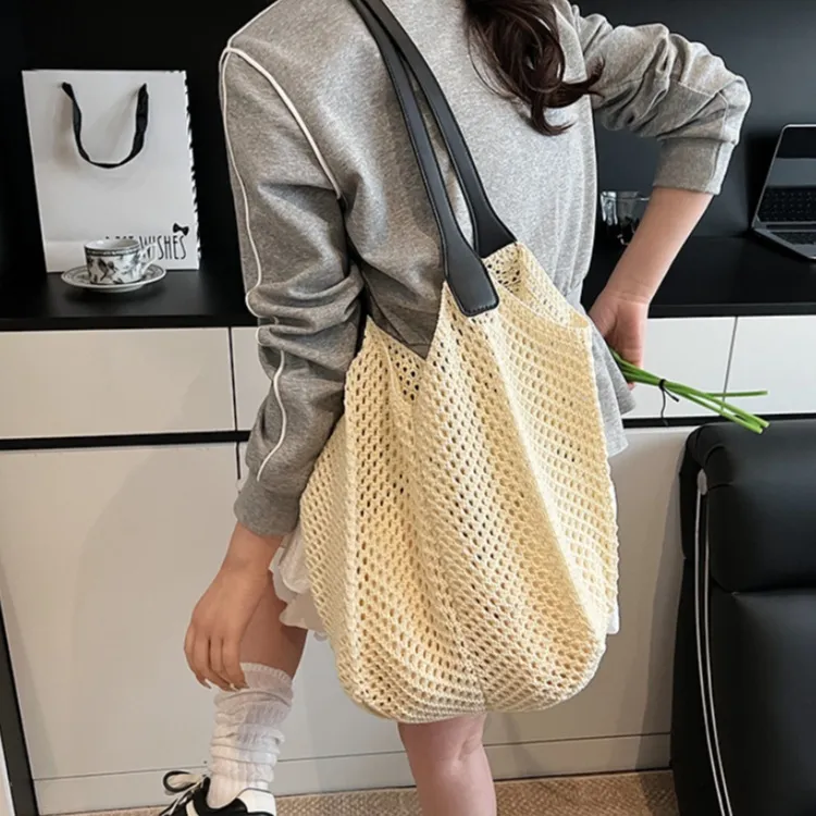 WHEELY BABY+ Knitted Fabric Shoulder Bag Women's Multicolor-22
