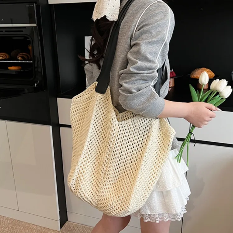 WHEELY BABY+ Knitted Fabric Shoulder Bag Women's Multicolor-23