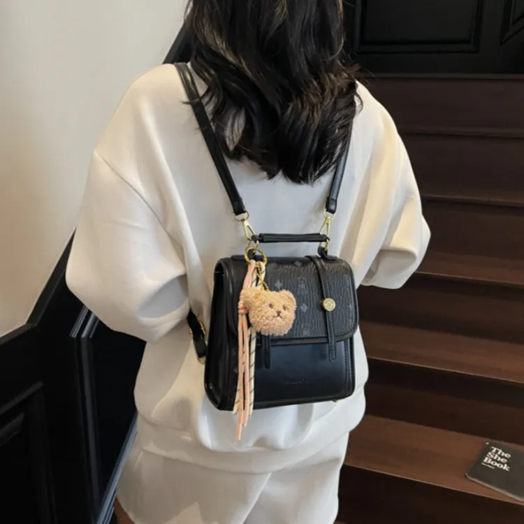 WHEELY BABY+ PU Backpack Women's Multicolor-5