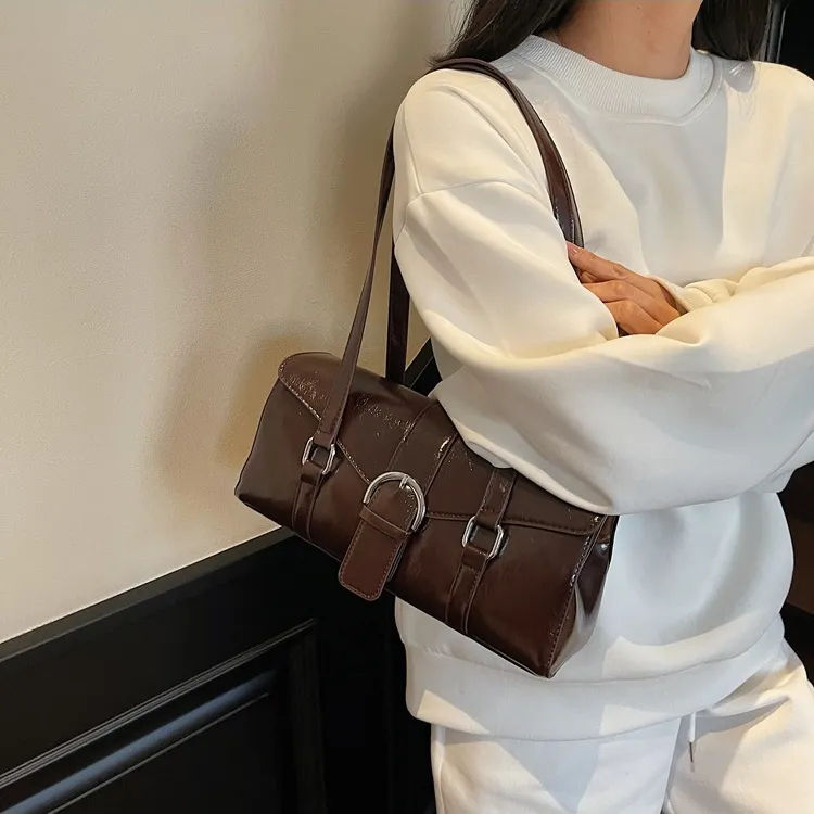 WHEELY BABY+ PU Korean Style Trendy Fashion Minimalist Style Casual Shoulder Bag Regular Women's Multicolor-35