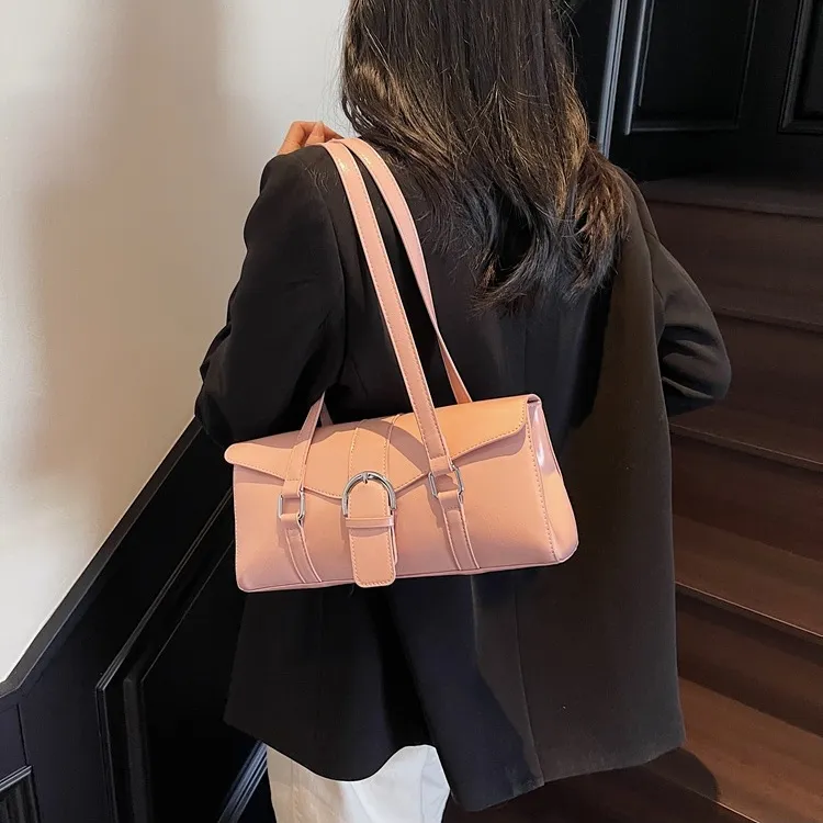 WHEELY BABY+ PU Korean Style Trendy Fashion Minimalist Style Casual Shoulder Bag Regular Women's Multicolor-28