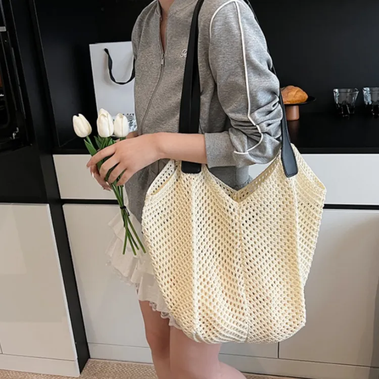WHEELY BABY+ Knitted Fabric Shoulder Bag Women's Multicolor-20
