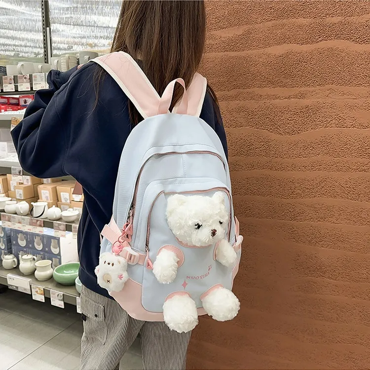 WHEELY BABY+ Nylon Fashion High Quality Doll Backpack Regular Unisex Multicolor-8