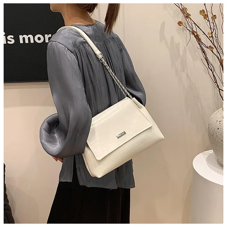 WHEELY BABY+ PU Shoulder Bag Crossbody Bag Tote Women's White/Silver/Black-3