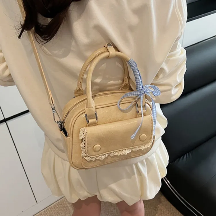 WHEELY BABY+ PU Shoulder Bag, Crossbody Bag, Handbag Women's White/Blue/Yellow/Pink/Black-13