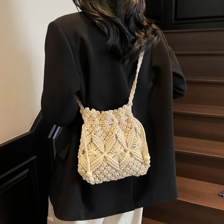 WHEELY BABY+ Rope Braiding Shoulder Bag Women's Multicolor-7