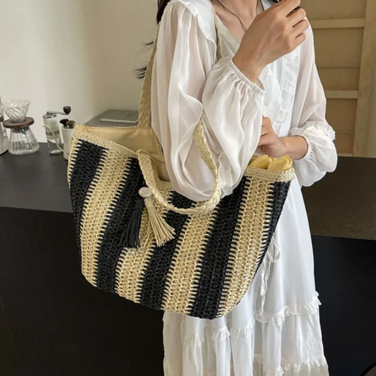 WHEELY BABY+ Woven Shoulder Bag Women's Multicolor-7