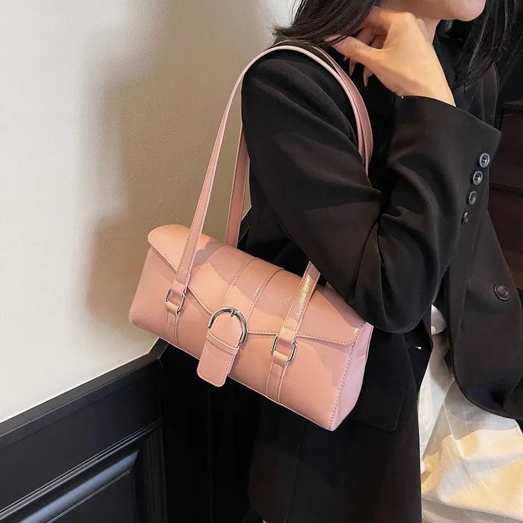 WHEELY BABY+ PU Korean Style Trendy Fashion Minimalist Style Casual Shoulder Bag Regular Women's Multicolor-29
