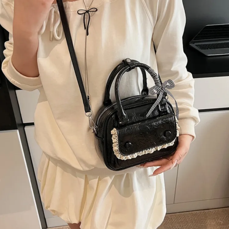 WHEELY BABY+ PU Shoulder Bag, Crossbody Bag, Handbag Women's White/Blue/Yellow/Pink/Black-21