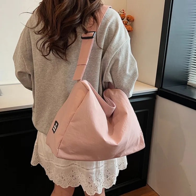 WHEELY BABY+ Nylon Shoulder Bag, Crossbody Bag Women's Multicolor-18