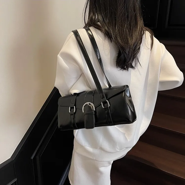 WHEELY BABY+ PU Korean Style Trendy Fashion Minimalist Style Casual Shoulder Bag Regular Women's Multicolor-22