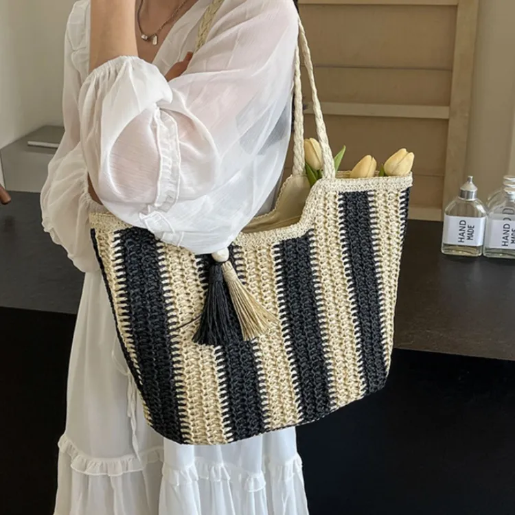 WHEELY BABY+ Woven Shoulder Bag Women's Multicolor-6