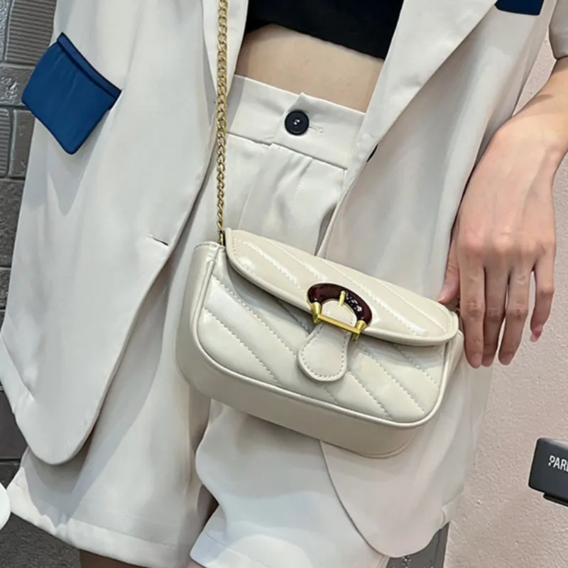 WHEELY BABY+ PU Shoulder Bag Crossbody Bag Women's Brown/White/Black-3