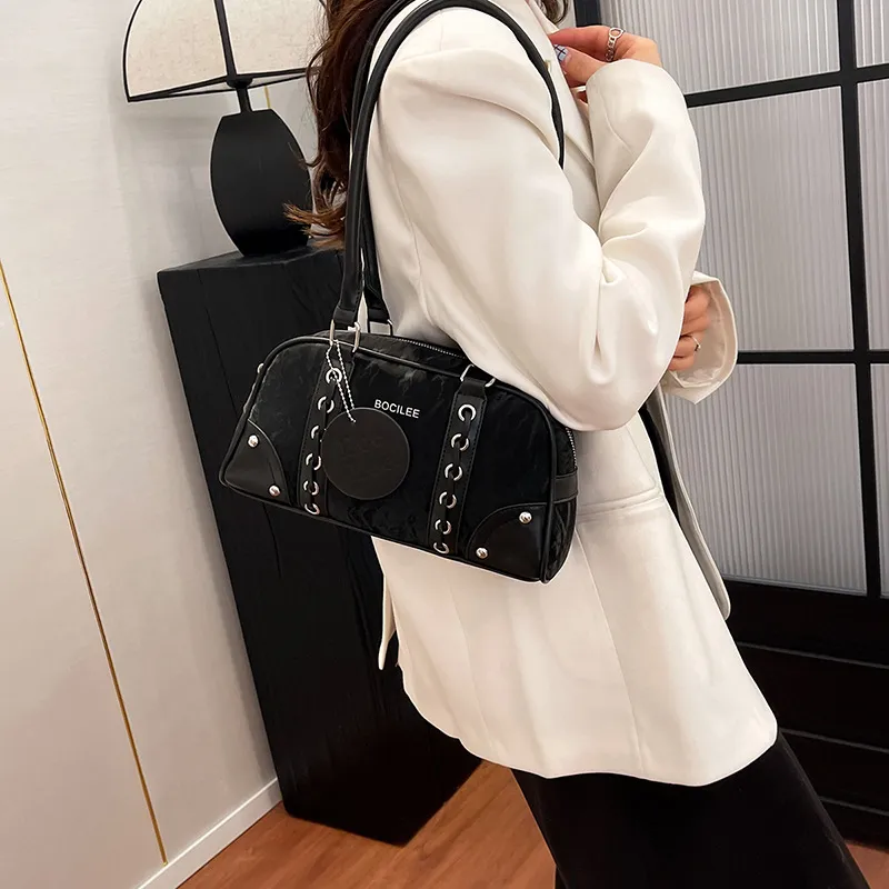WHEELY BABY+ PU Bowling Bag Shoulder Bag Women's Multicolor-28