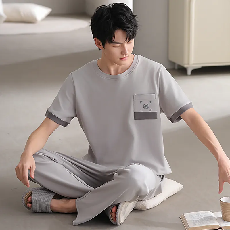 Good Fortune Pajama Set Men's Image Color-2