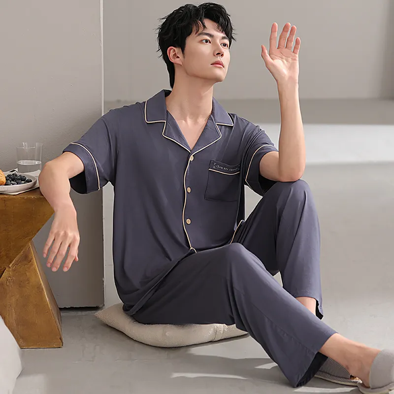 Good fortune Men Pajama Sets-2