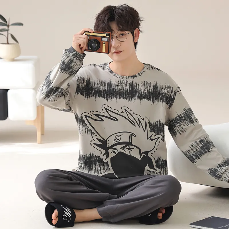 Good Fortune Pajama Set Men's Image Color-3