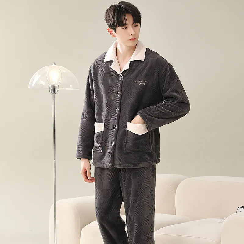Good Fortune Pajama Set Men's Image Color-5