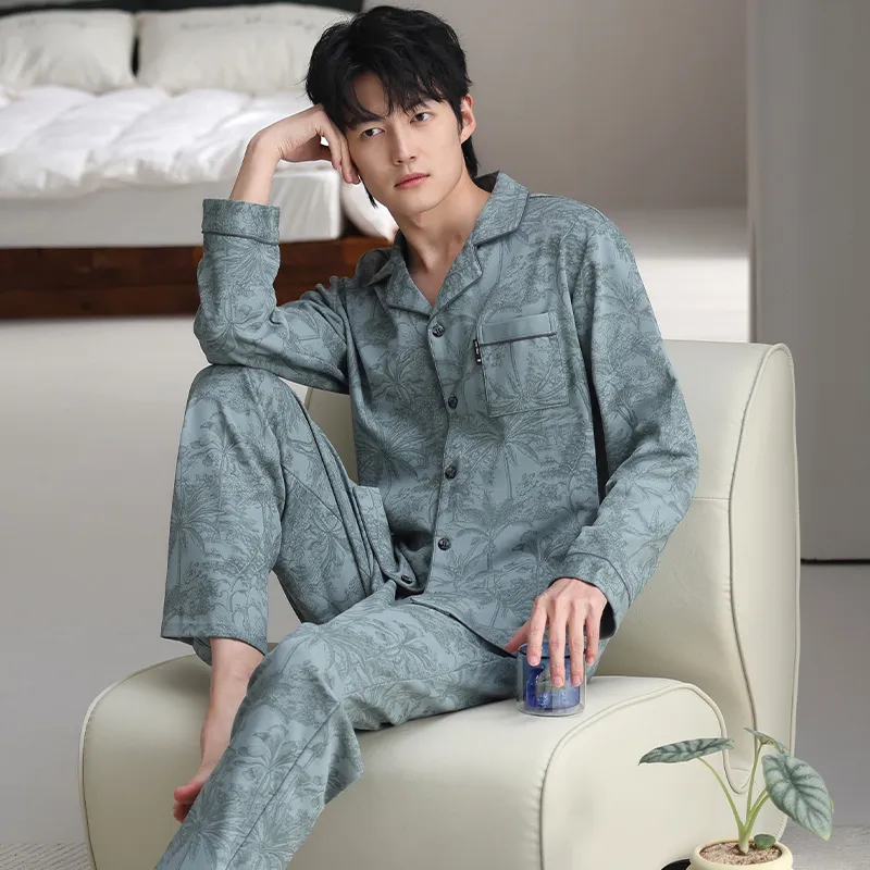 Good Fortune Pajama Set Men's Image Color-2
