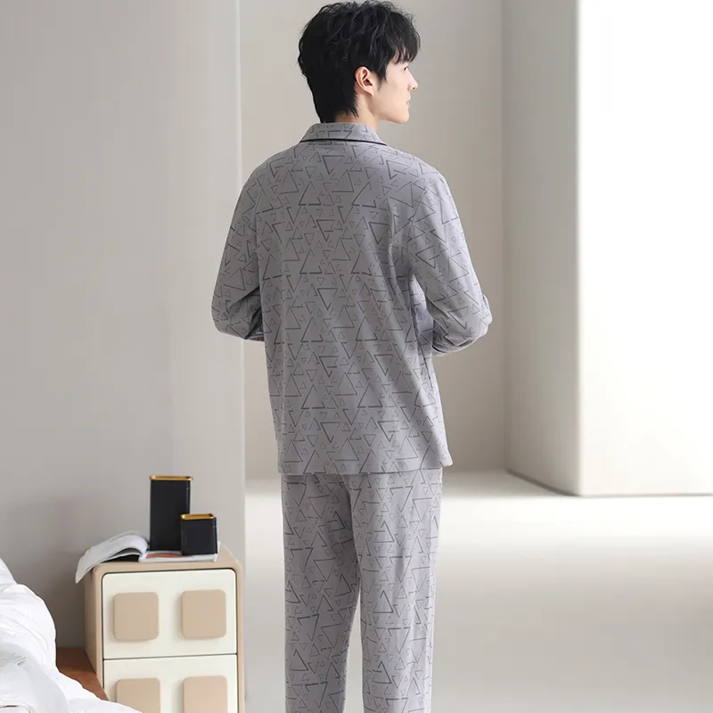 Good Fortune Pajama Set Men's Image Color-7
