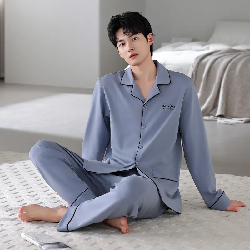 Good Fortune Pajama Set Men's Image Color-3