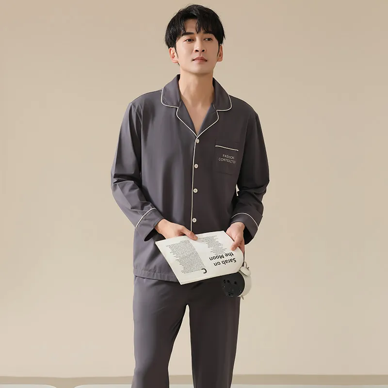 Good Fortune Pajama Set Men's Image Color-2