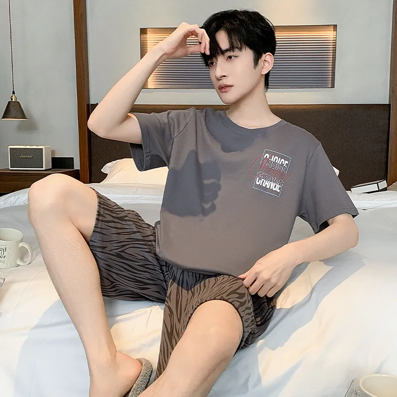 Good fortune Men Pajama Sets-3