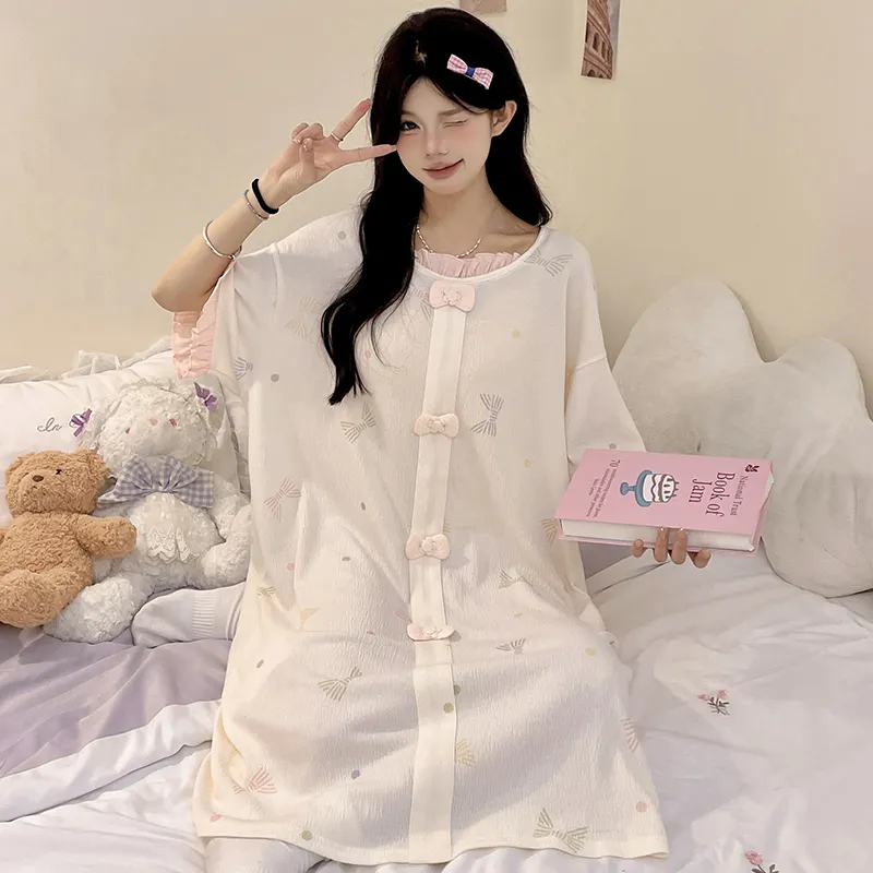 Good fortune Women's Nightgowns-4