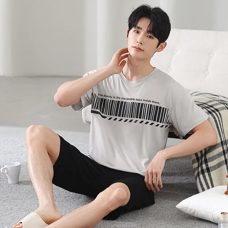 Good fortune Men Pajama Sets-4