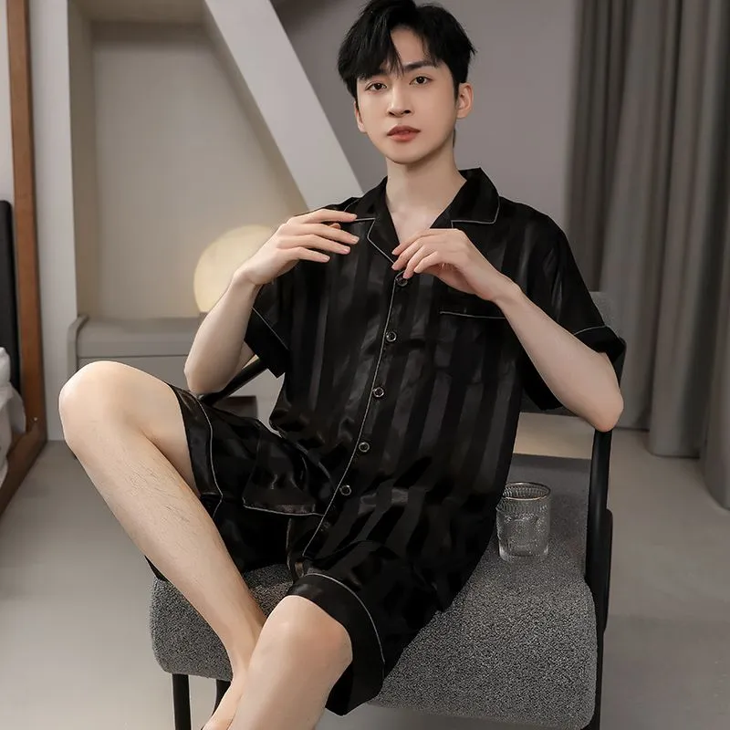 Good fortune Men Pajama Sets-3