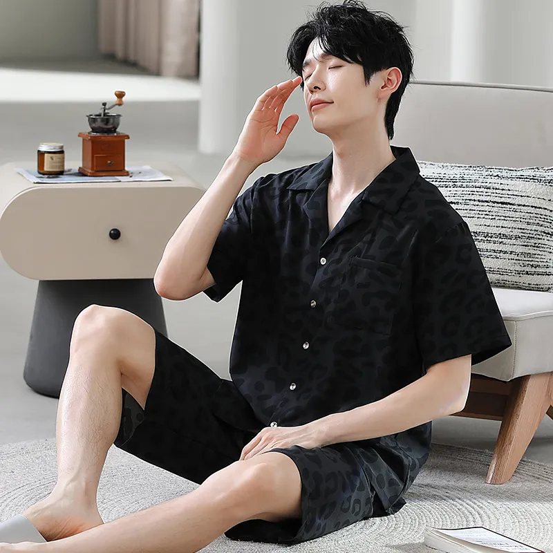Good Fortune Pajama Set Men's Image Color-2