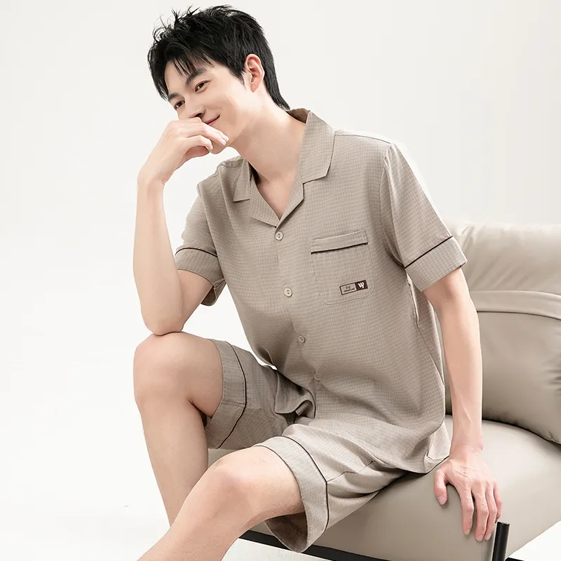 Good fortune Men Pajama Sets-3