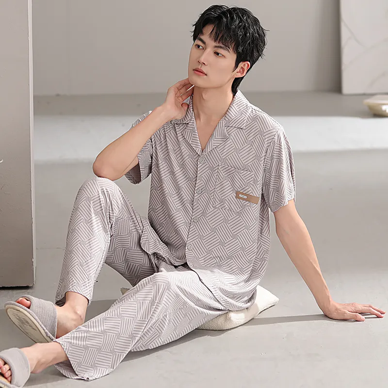 Good fortune Men Pajama Sets-1