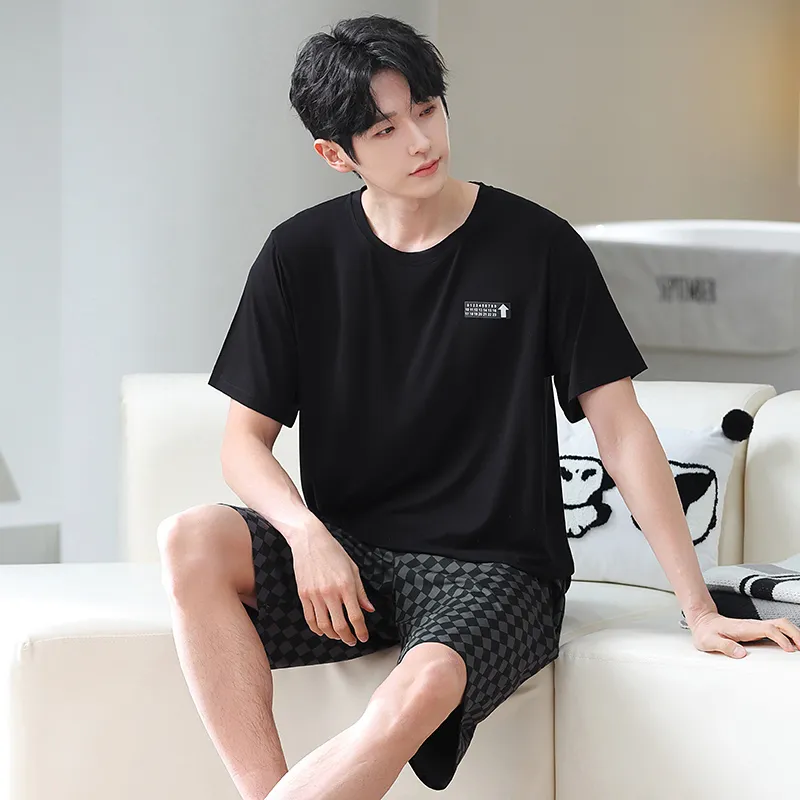 Good fortune Men Pajama Sets-4