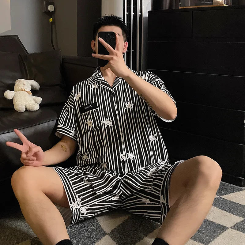 Good fortune Men Pajama Sets-2