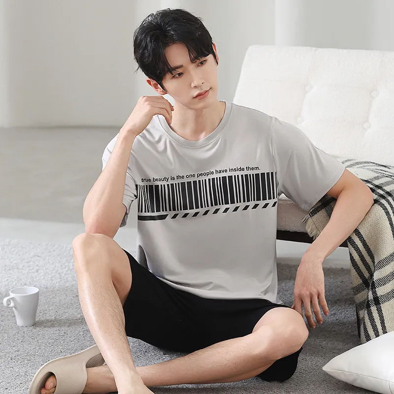 Good Fortune Pajama Set Men's Image Color-2