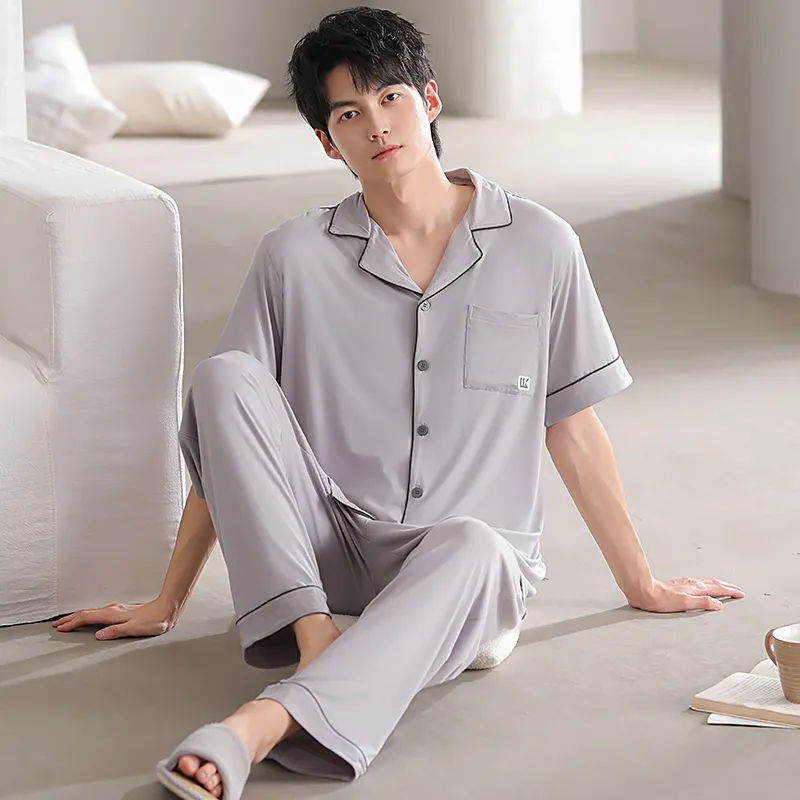 Good fortune Men Pajama Sets-5
