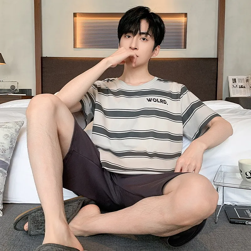 Good fortune Men Pajama Sets-4
