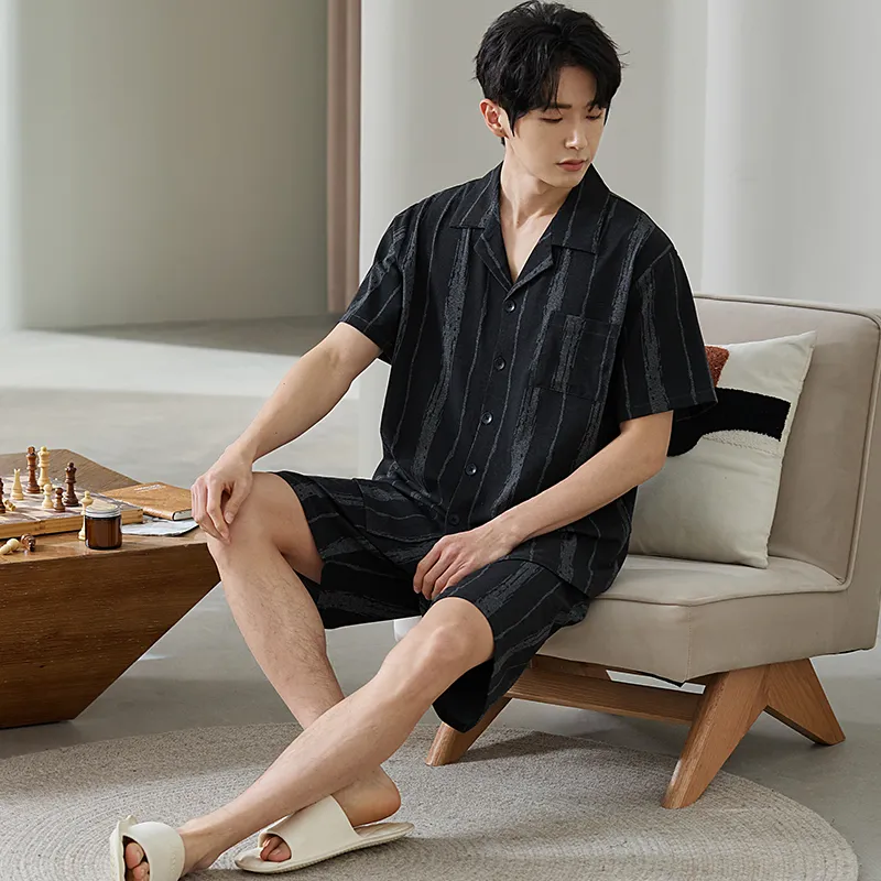 Good Fortune Pajama Set Men's Image Color-4