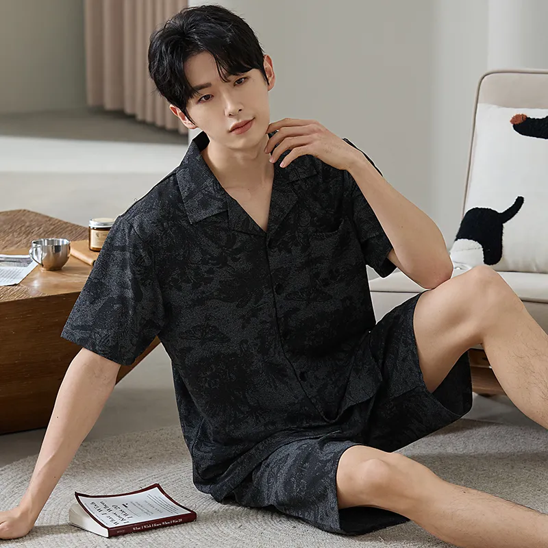 Good Fortune Pajama Set Men's Image Color-2