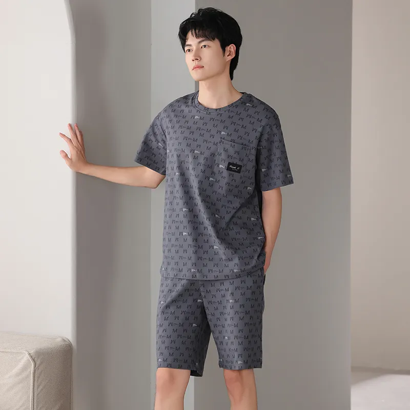 Good Fortune Pajama Set Men's Image Color-3