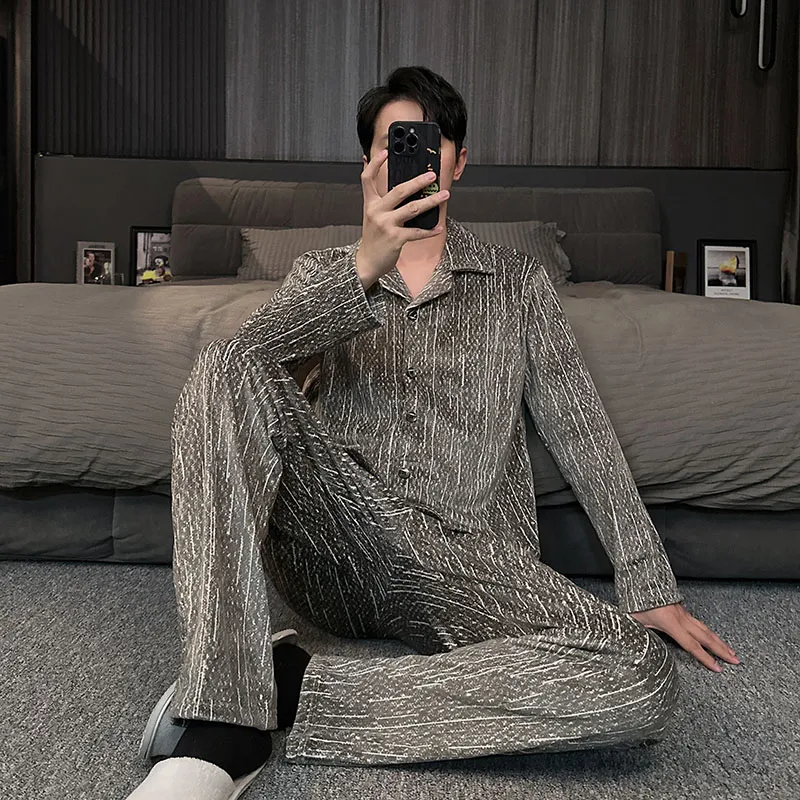 Good Fortune Pajama Set Men's Image Color-4