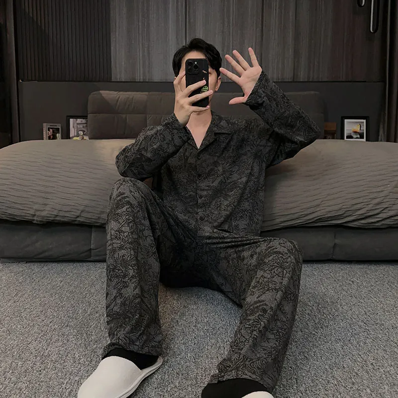 Good Fortune Pajama Set Men's Image Color-1