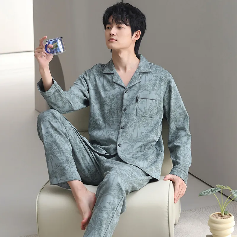 Good Fortune Pajama Set Men's Image Color-3