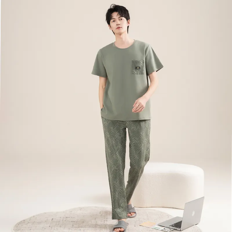 Good fortune Men Pajama Sets-2