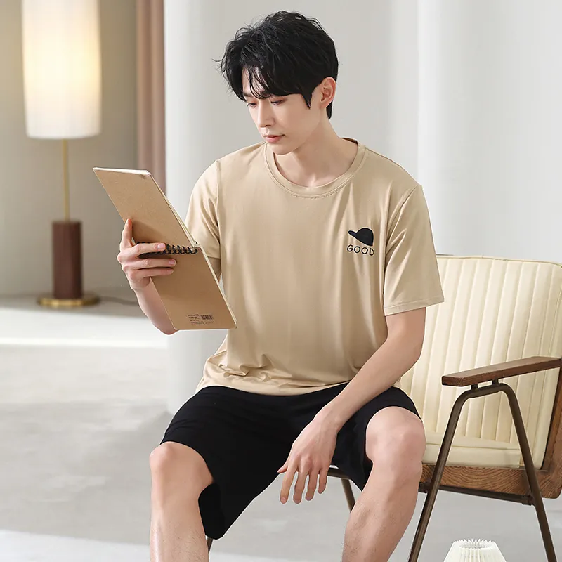 Good Fortune Pajama Set Men's Image Color-4