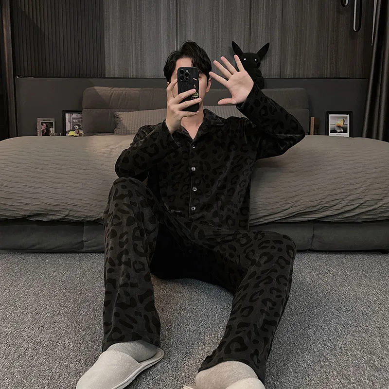 Good Fortune Pajama Set Men's Image Color-5
