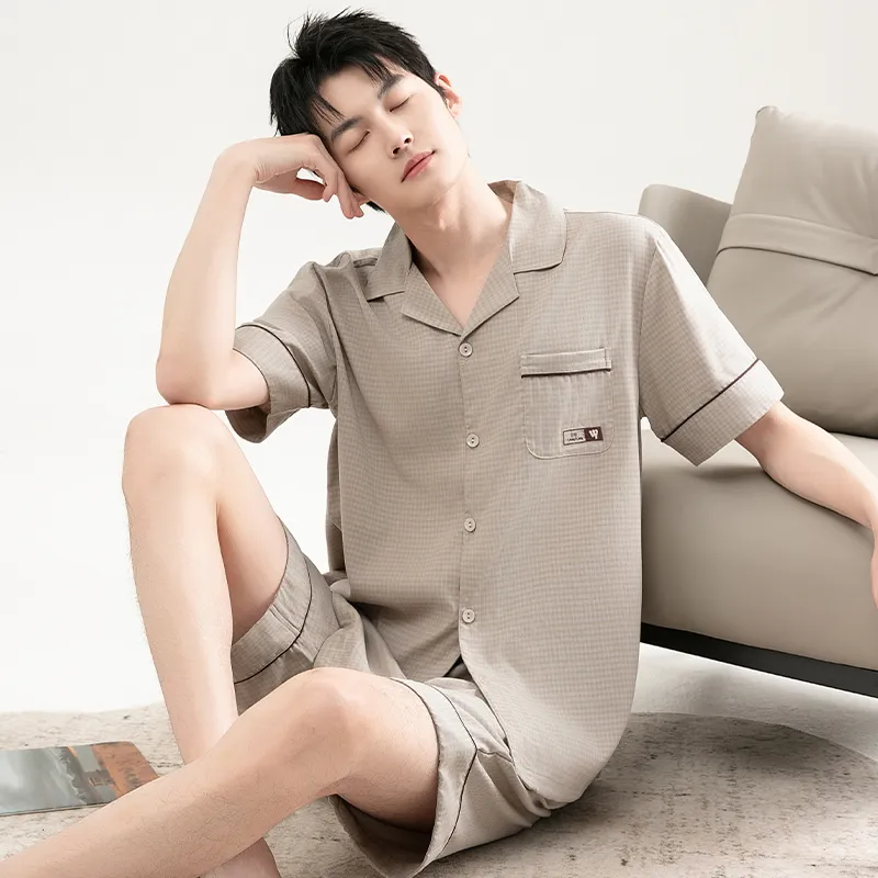 Good fortune Men Pajama Sets-7
