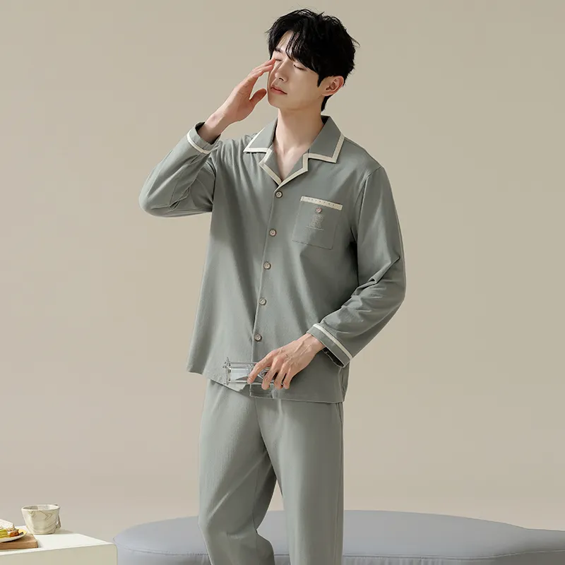 Good Fortune Pajama Set Men's Image Color-1